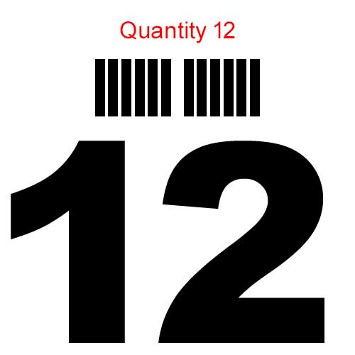 Quantity 12