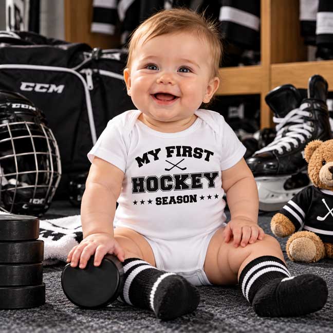 Hockey Baby Onesie