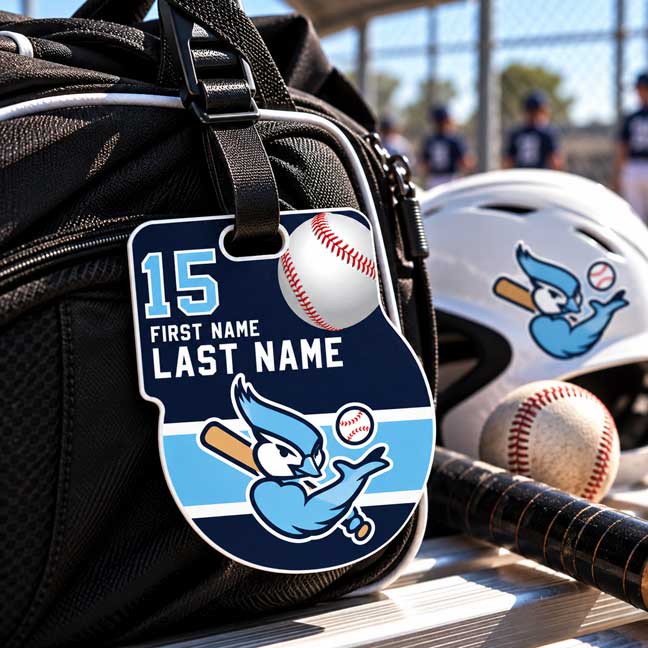 Baseball Bag Tags