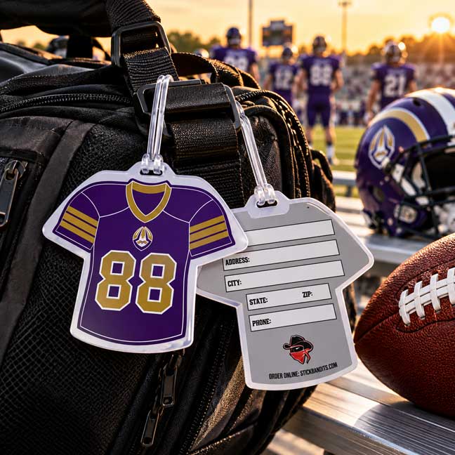 Football Bag Tags