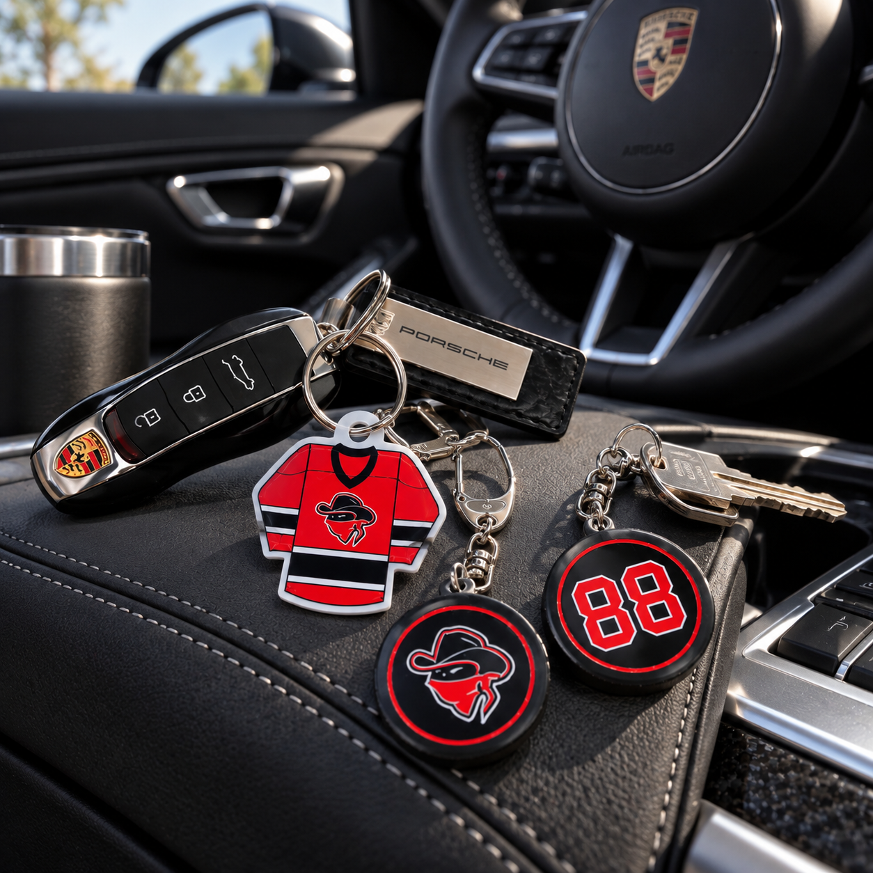 Hockey Keychains