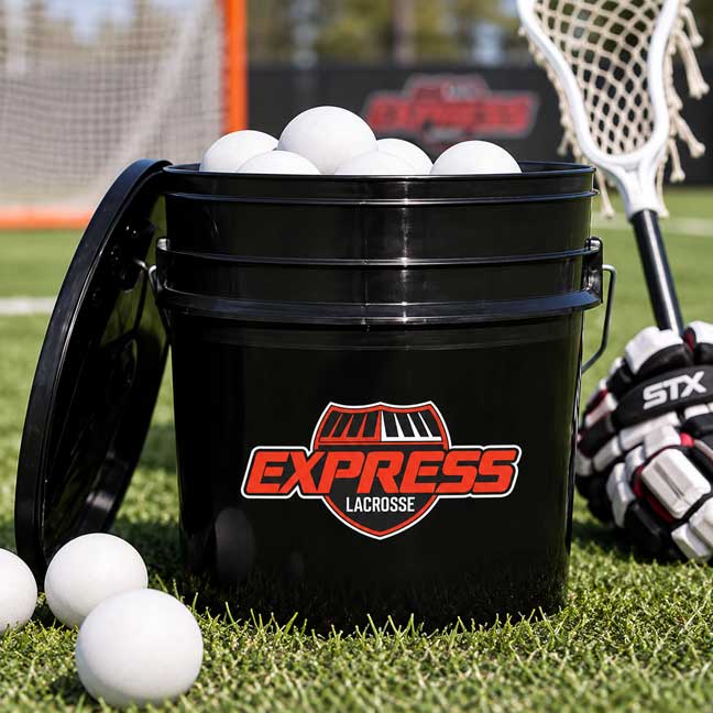 Lacrosse Ball Bucket Stickers