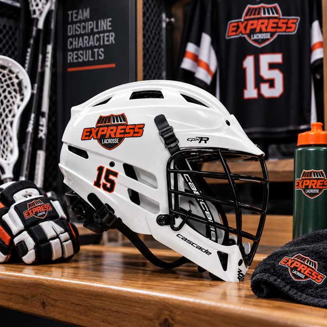 Lacrosse Helmet Stickers