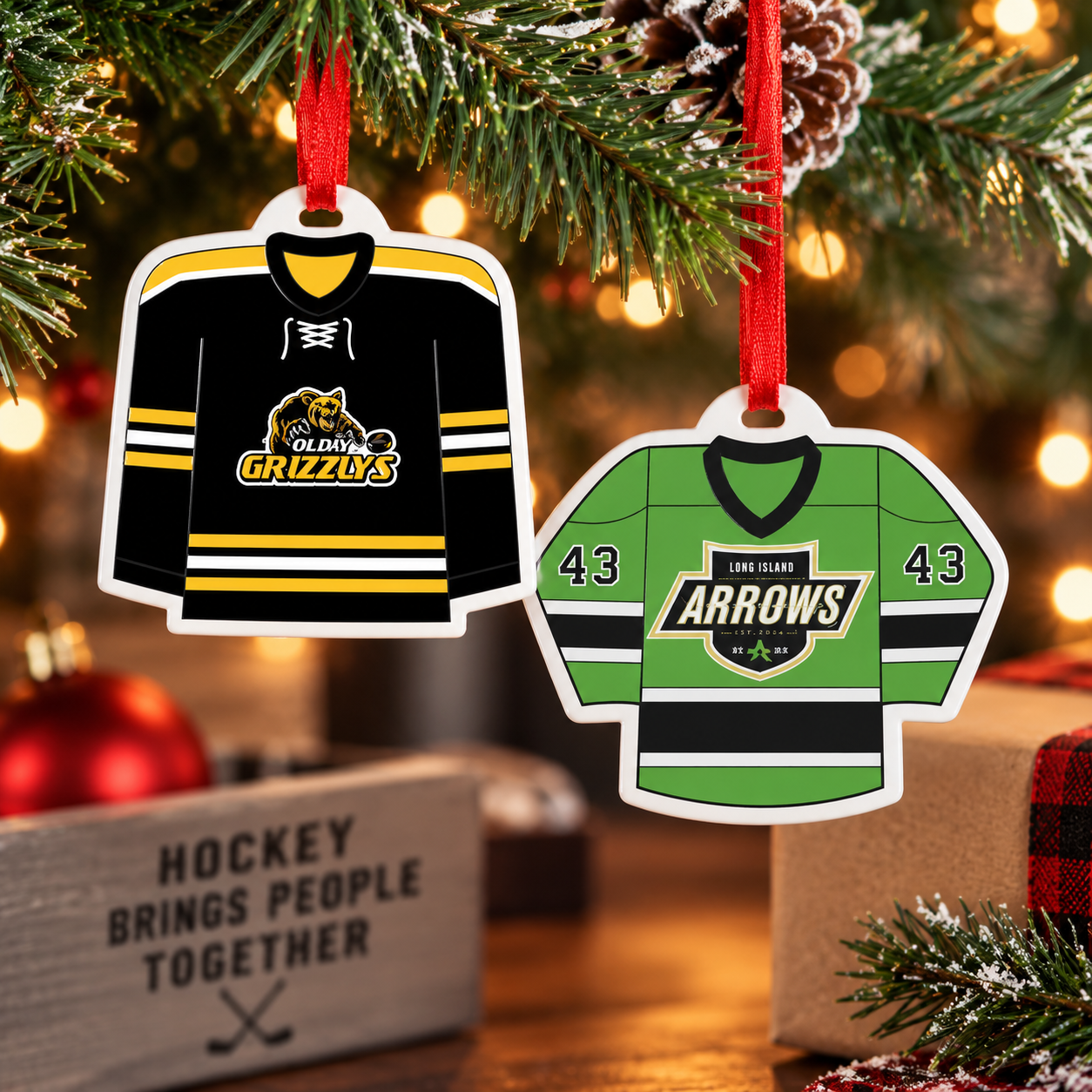 Hockey Ornaments